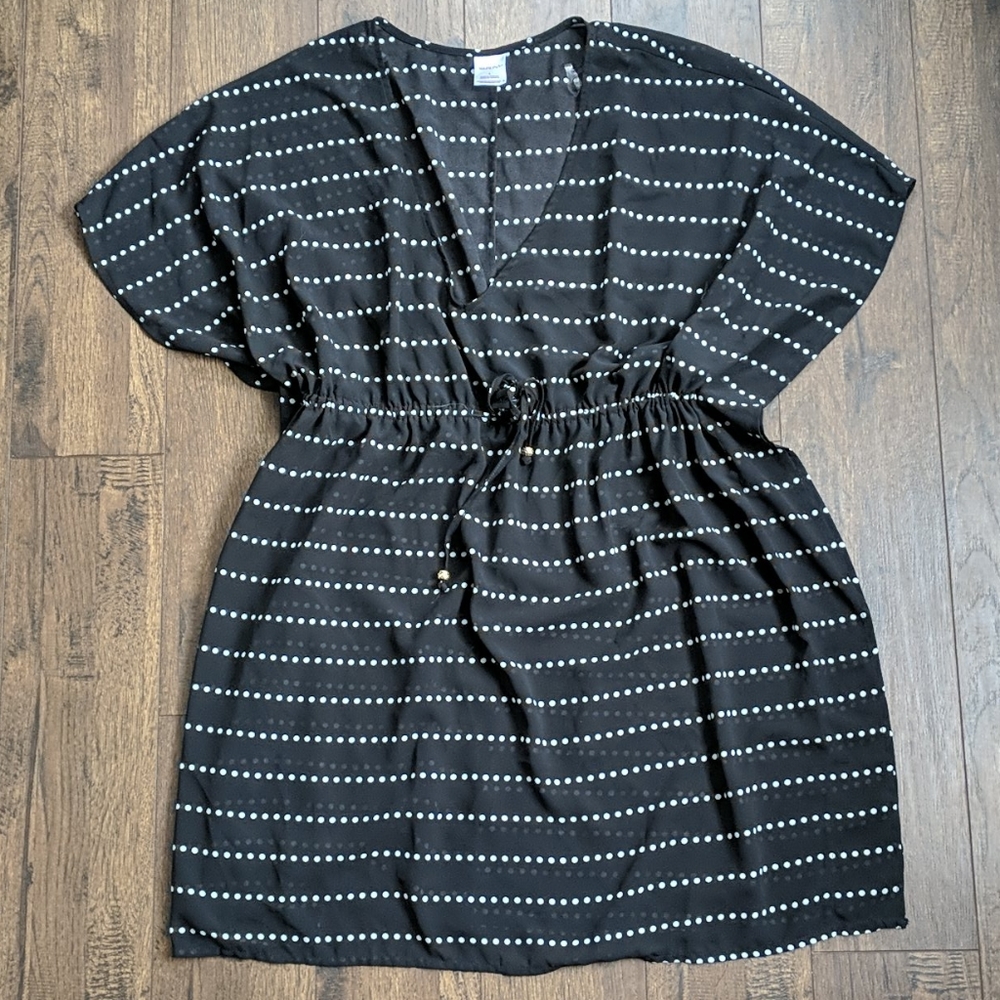 Black and White Swim Cover-up